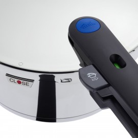 Set oala + tigaie (cratita) sub presiune Fissler Vitaquick, capacitate 6 + 2.5 Litri, diametru 22 cm, inductie