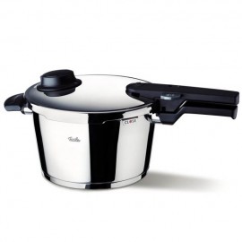 Set oala + tigaie (cratita) sub presiune Fissler VitaVit Comfort, capacitate 4.5 + 2.5 litri, diametru 22 cm, inductie