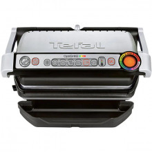 Gratar electric Tefal OptiGrill+ GC712D34 , 2000 W, 6 programe automate, argintiu-negru