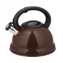 Ceainic din inox cu fluier KingHoff, capacitate 3 litri, inductie