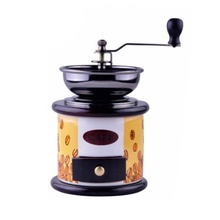 Rasnita manuala pentru cafea KingHoff, elemente din lemn si ceramica