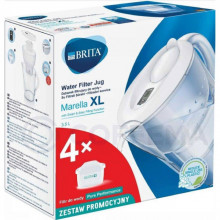 Cana filtranta Brita Marella XL 3,5 L, 4 filtre incluse Maxtra+ (alb)