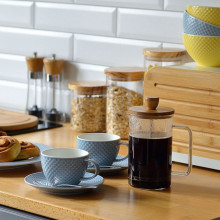 Infuzor pentru ceai sau cafea, capacitate 1000 ml, design minimalist, Colectia Nordic