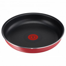 Resigilat: Tigaie cu interior anti-aderent TEFAL Ingenio Essential, diametru 26 cm, rosu