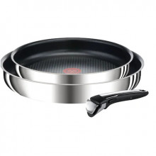 Set tigai Tefal Ingenio Reserve Collection L918S314, diametru 24-28 cm, maner detasabil, inductie