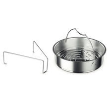Oala sub presiune Fissler VitaVit Premium, capacitate 6 Litri, diametru 22 cm, accesoriu aburi, inductie