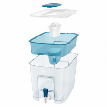 Recipient filtrant cu robinet BRITA Flow, capacitate apa filtrata 5.2 litri, 7 filtre incluse
