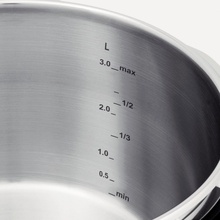 Set oala + tigaie (cratita) sub presiune Fissler VitaVit Comfort, capacitate 4.5 + 2.5 litri, diametru 22 cm, inductie