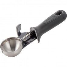Lingura pentru inghetata TEFAL Comfort K1291414, lungime 25.8 cm, inox, negru