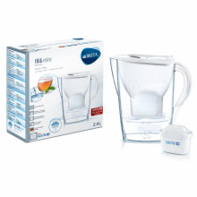 Cana filtranta Brita Marella Cool BR1026441, capacitate 2,4 litri, MAXTRA+, culoare alb