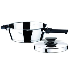 Tigaie (cratita) Fissler VitaVit Premium, capacitate 2,5 Litri, diametru 22 cm, inductie, capac metalic