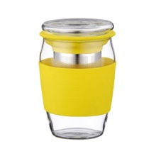 Cana din sticla cu infuzor pentru ceai sau cafea Peterhof, capacitate 500 ml, Seria Ciro