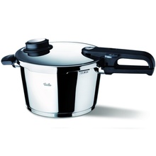 Oala sub presiune Fissler VitaVit Premium, capacitate 8 Litri, diametru 26 cm, accesoriu aburi, inductie