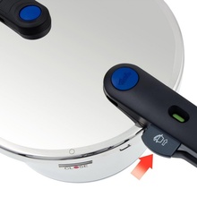 Set oala + tigaie (cratita) sub presiune Fissler Vitaquick, capacitate 4.5 + 2.5 Litri, diametru 22 cm, inductie