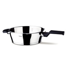 Set oala + tigaie (cratita) sub presiune Fissler Vitaquick, capacitate 6 + 2.5 Litri, diametru 22 cm, inductie