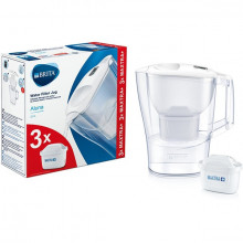 Cana filtranta BRITA Aluna 2,5 L, 3 filtre incluse Maxtra+ (white)