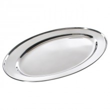 Tava ovala din inox pentru servire Kinghoff, dimensiune 40 cm