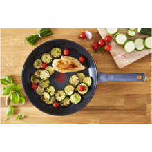 Tigaie inox cu interior anti-aderent Tefal Daily Cook G7300655, diametru 28 cm, exterios inox, inductie