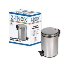 Cos gunoi menaj Z-INOX, material otel inoxidabil, capacitate 7 litri