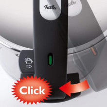 Set oala + tigaie (cratita) sub presiune Fissler VitaVit Edition, capacitate 4.5 + 2.5 litri, diametru 22 cm, inductie