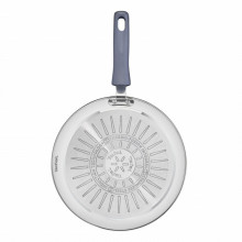 Tigaie clatite  cu interior anti-aderent Tefal Daily Cook G7313855, diametru 25 cm, exterior inox, inductie