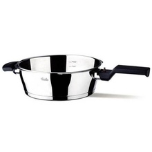 Set oala + tigaie (cratita) sub presiune Fissler VitaVit Comfort, capacitate 4.5 + 2.5 litri, diametru 22 cm, inductie