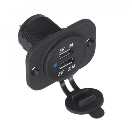 Incarcator auto cu doua porturi USB