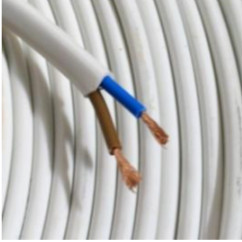 Cablu electric alb MYYM 2x2.5mm