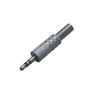 Mufa jack 3.5 mm tata, stereo, metal.