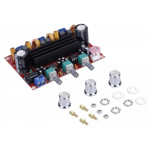 Amplificator digital 2.1 canale 2*50W + 100W Subwoofer