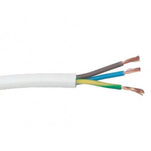 Cablu electric alb MYYM 3x2.5mm