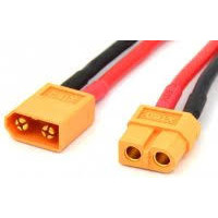 Conector Alimentare 30 Amperi Tata+Mama cu fire XT60