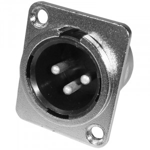 Mufa , XLR, tata, metal de panou