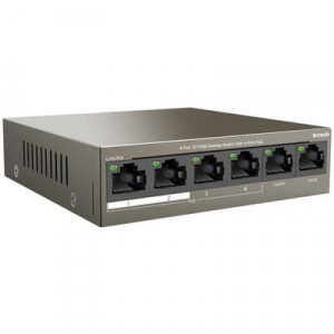 Switch POE , 6 porturi Fast Ethernet, 4 x PoE, 2 x Uplink