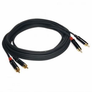 Cablu audio 2 rca tata la 2 rca tata 5 m