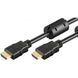 Cablu HDMI 2m HDMI tata la HDMI tata V1.4 contacte aurite, cu ferita