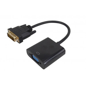 Convertor activ DVI-D (24+1) dual link tata la VGA mama