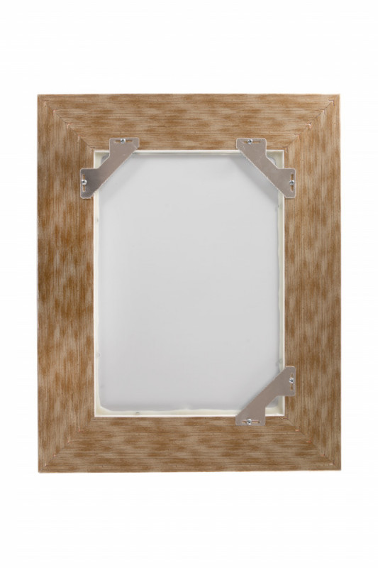 Oglinda dreptunghiulara cu rama din polistiren argintie/aurie Harper, 44,8cm (L) x 35,8cm (L) x 1,8cm (H)