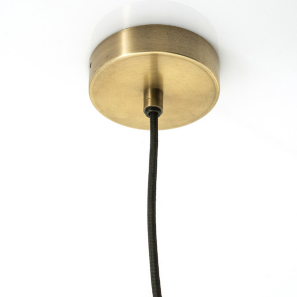 Lustra din fier/sticla Maverick pendant lamp bronze, un bec