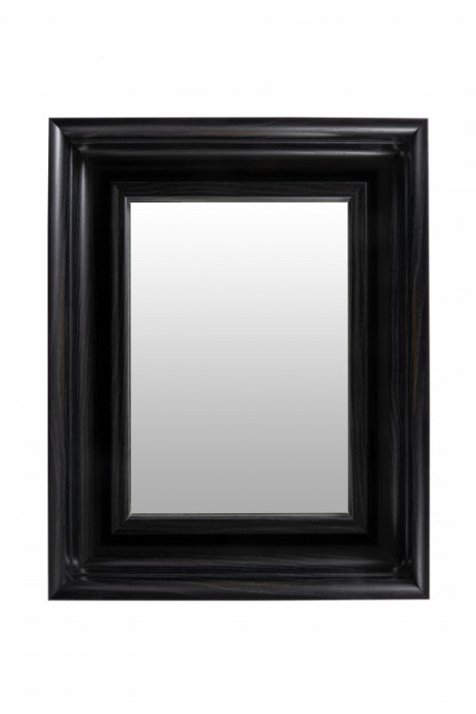 Oglinda dreptunghiulara cu rama din polistiren maro închis Scott, 45,5cm (L) x 36,5cm (L) x 5,2cm (H)