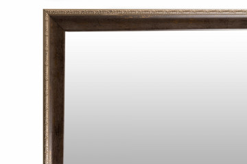 Oglinda dreptunghiulara cu rama din polistiren maro închis/auriue Gilbert, 57,5cm (L) x 37,5cm (L) x 1,6cm (H)