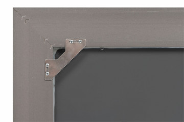 Oglinda dreptunghiulara cu rama din polistiren maro închis Scott, 147,5cm (L) x 47,5cm (L) x 5,2cm (H)