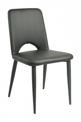 Set 2 scaune din piele artificiala Sit&Chairs negre