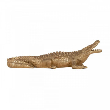 Decoratiune crocodil, gold