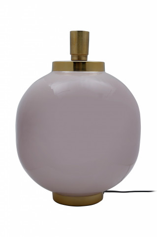 Lampa decorativa din fier, roz/auriu, un bec 28x28x38,5 cm
