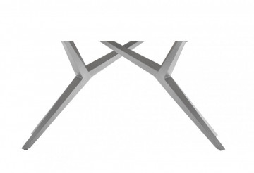 Picioare pentru masa din fier Tops & Tables arginti 86 x 71 x 71 cm