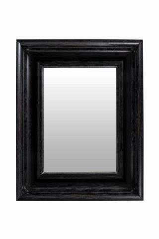 Oglinda dreptunghiulara cu rama din polistiren maro închis Scott, 45,5cm (L) x 36,5cm (L) x 5,2cm (H)