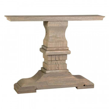 Picioare pentru masa din lemn de stejar Castle maro 74 x 69,5 x 24 cm