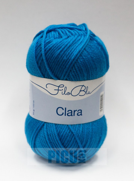 Poze Fir de tricotat sau crosetat - Fire tip mohair din poliester Filo Blu - Clara 13