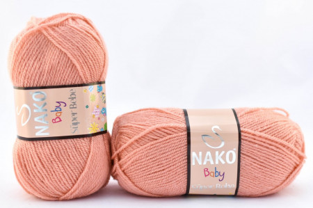 Poze Fir de tricotat sau crosetat - Fire tip mohair din acril Nako SUPER BEBE FREZ 2525